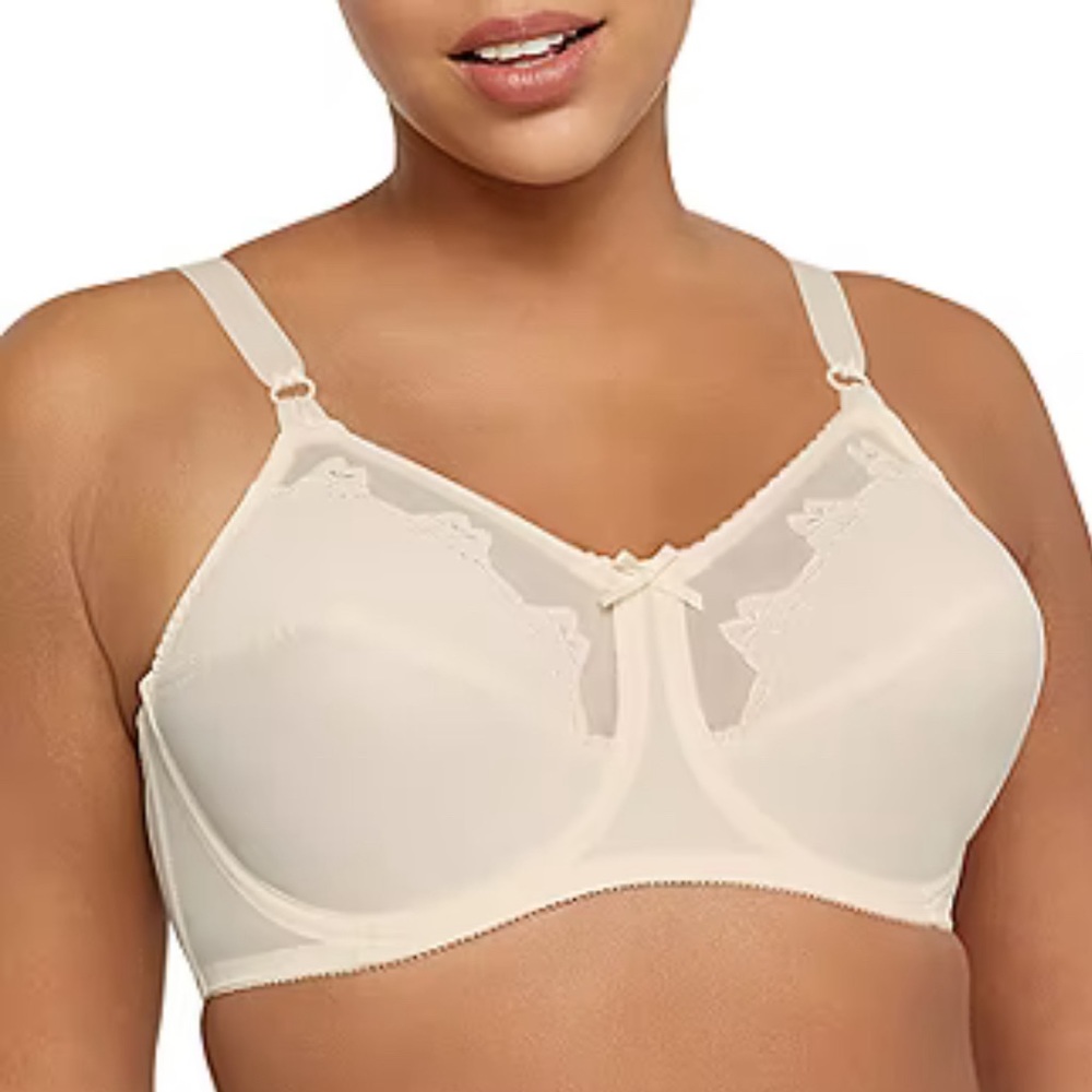 🛍️SALE🛍️ Bali Flower Underwire Unlined Full Coverage Bra-0180 Size 36C